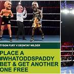 fury v wilder bet